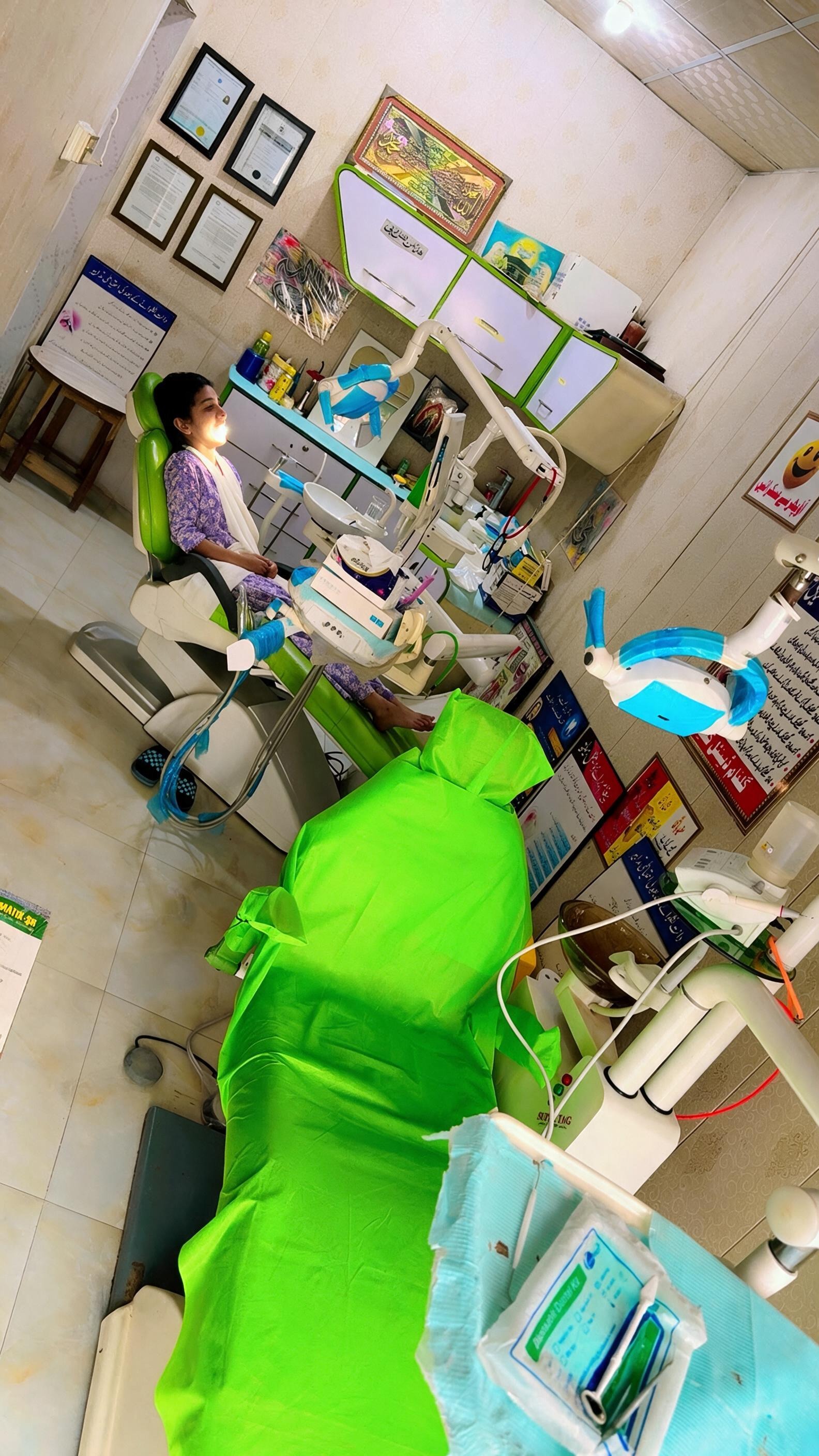 Dental equipment at Gulfam Dental Clinic